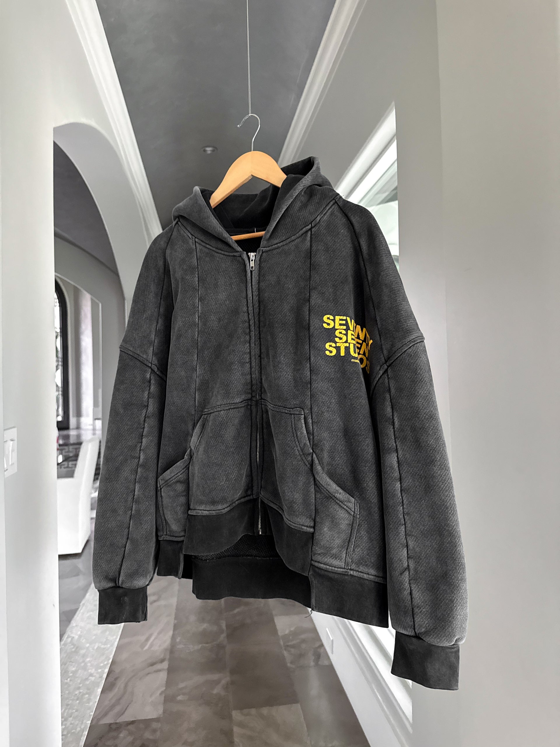 SKYAMI RECONSTRUCTED HEAVY DUTY ZIP UP