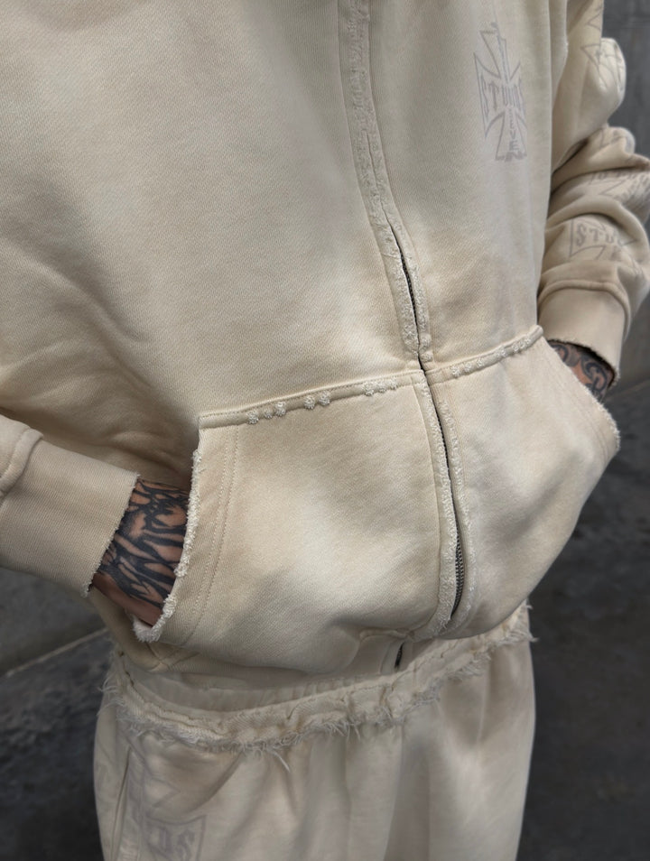 THRASH DIRTY WASH ZIP UP