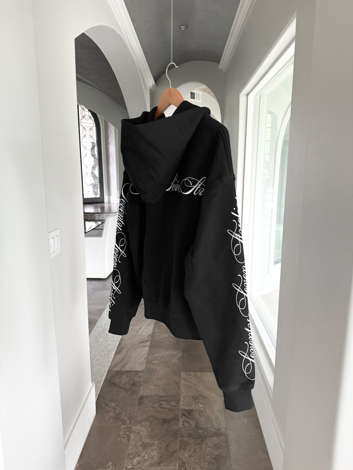 "MILLIONS" ZIP UP (BLACK)