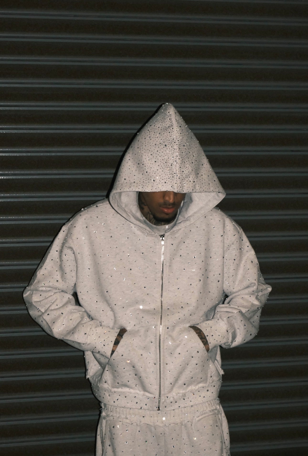 POP-STAR ZIP UP (HEATHER GRAY)