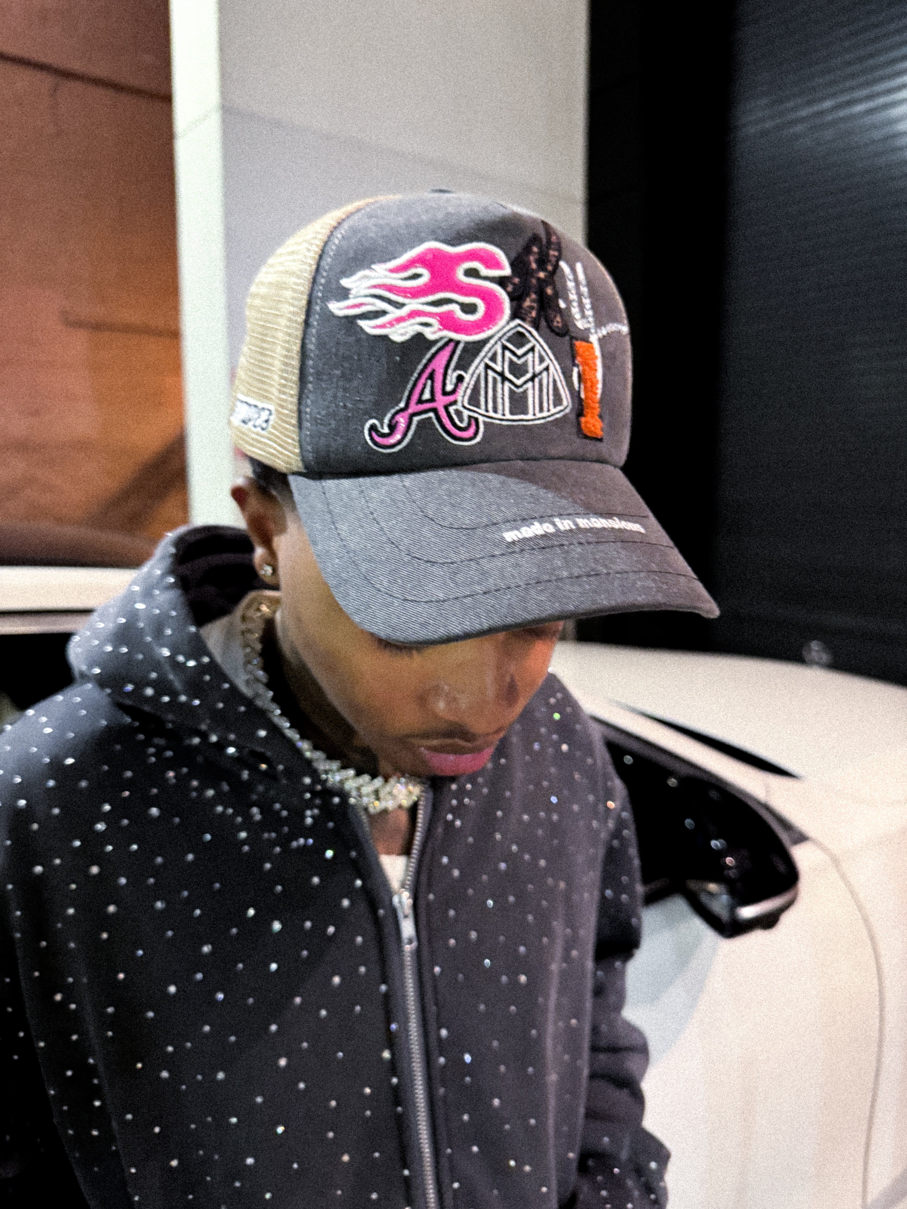 "M.I.M" TRUCKER (GRAY/CREAM)