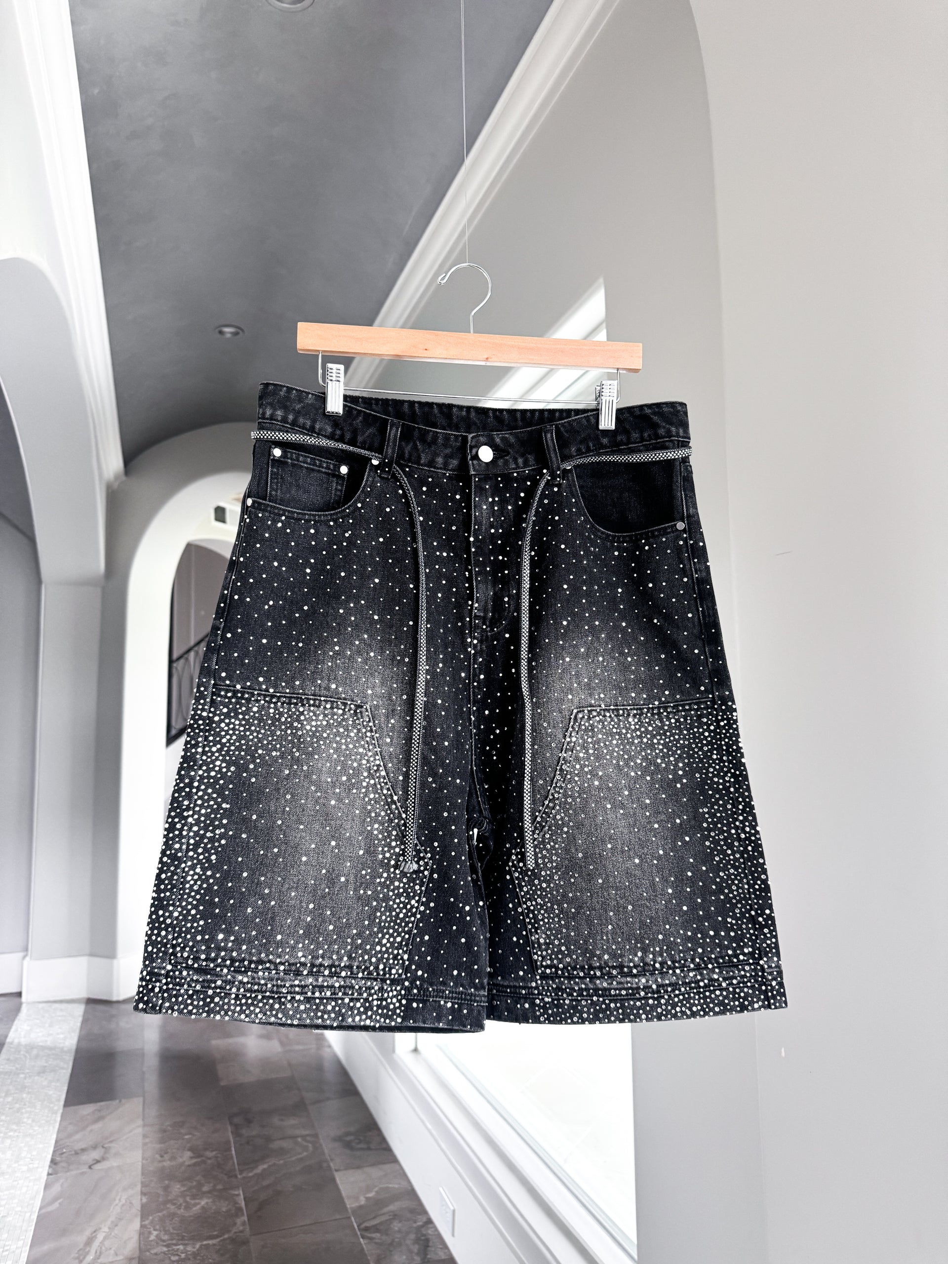"POP-STAR" JORTS (MIDNIGHT)