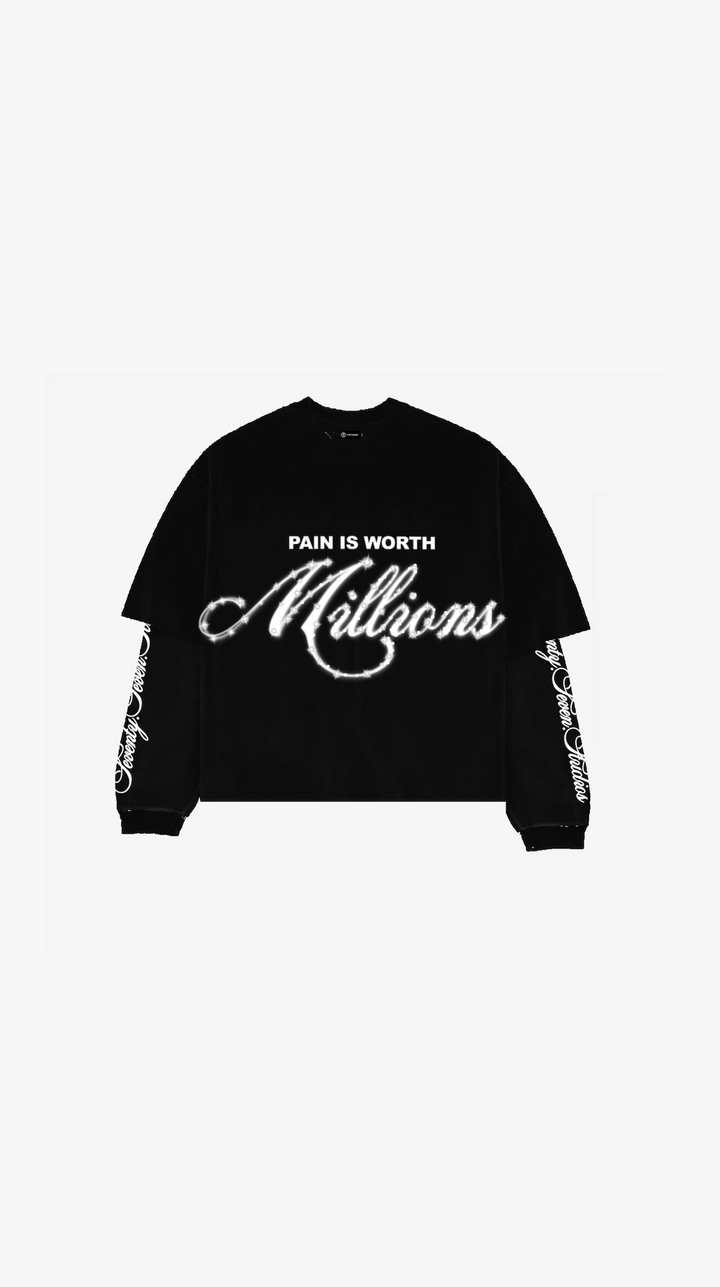"MILLIONS" SHORT SLEEVE (WHITE)