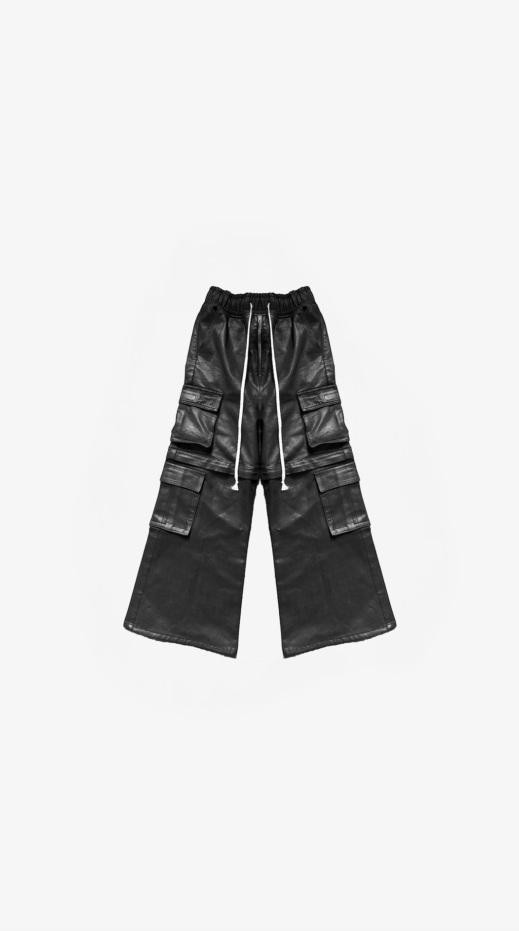 M.I.M WAXED CARGO PANTS