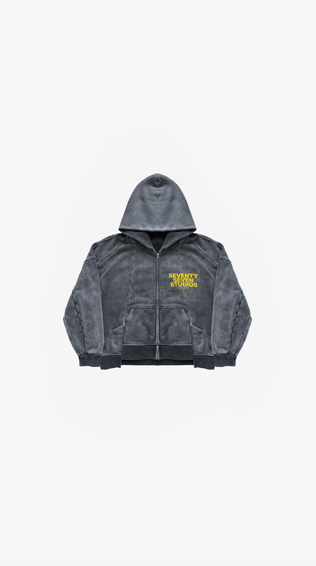 SKYAMI RECONSTRUCTED HEAVY DUTY ZIP UP