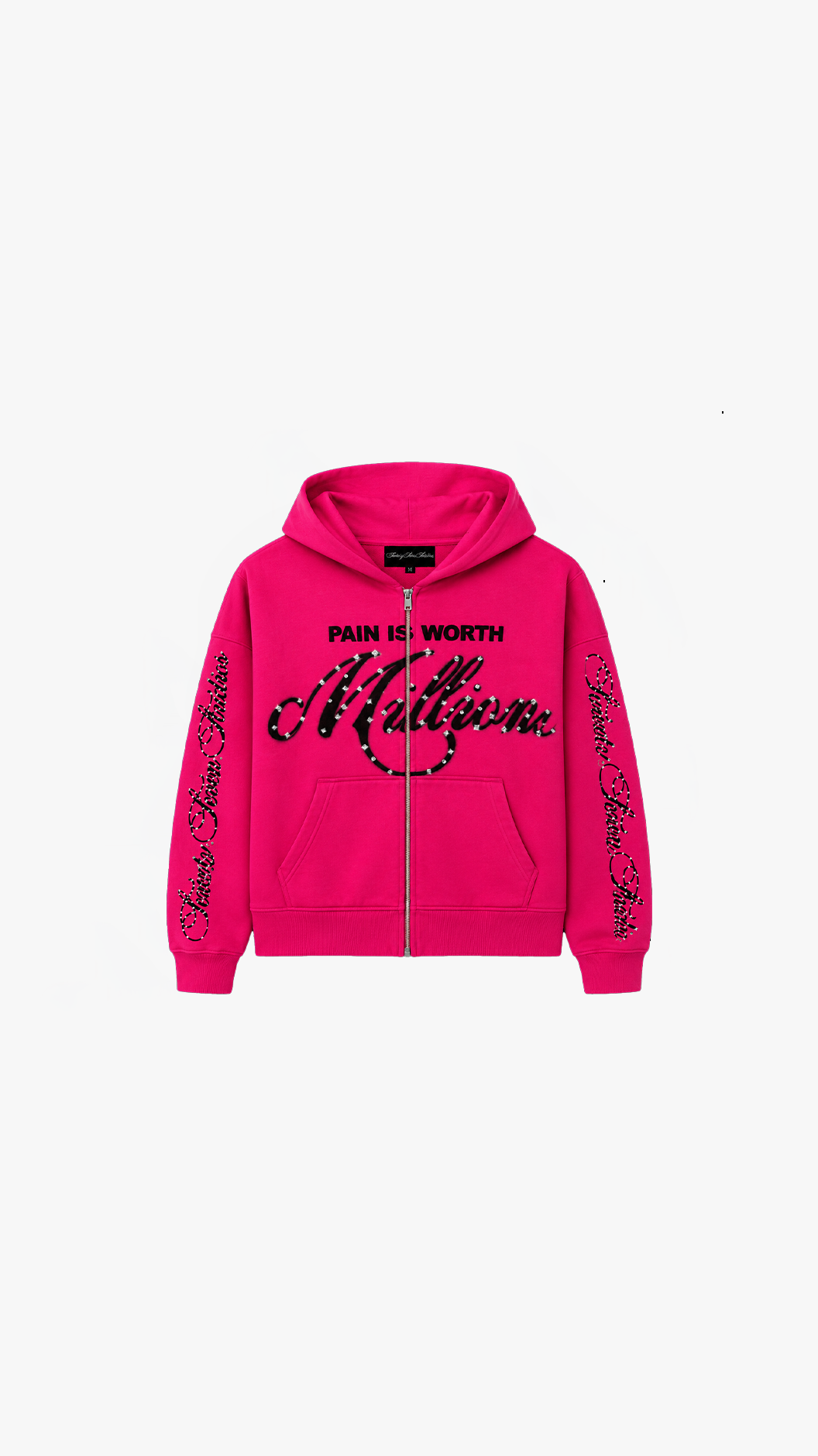 "MILLIONS" ZIP UP (PINK)