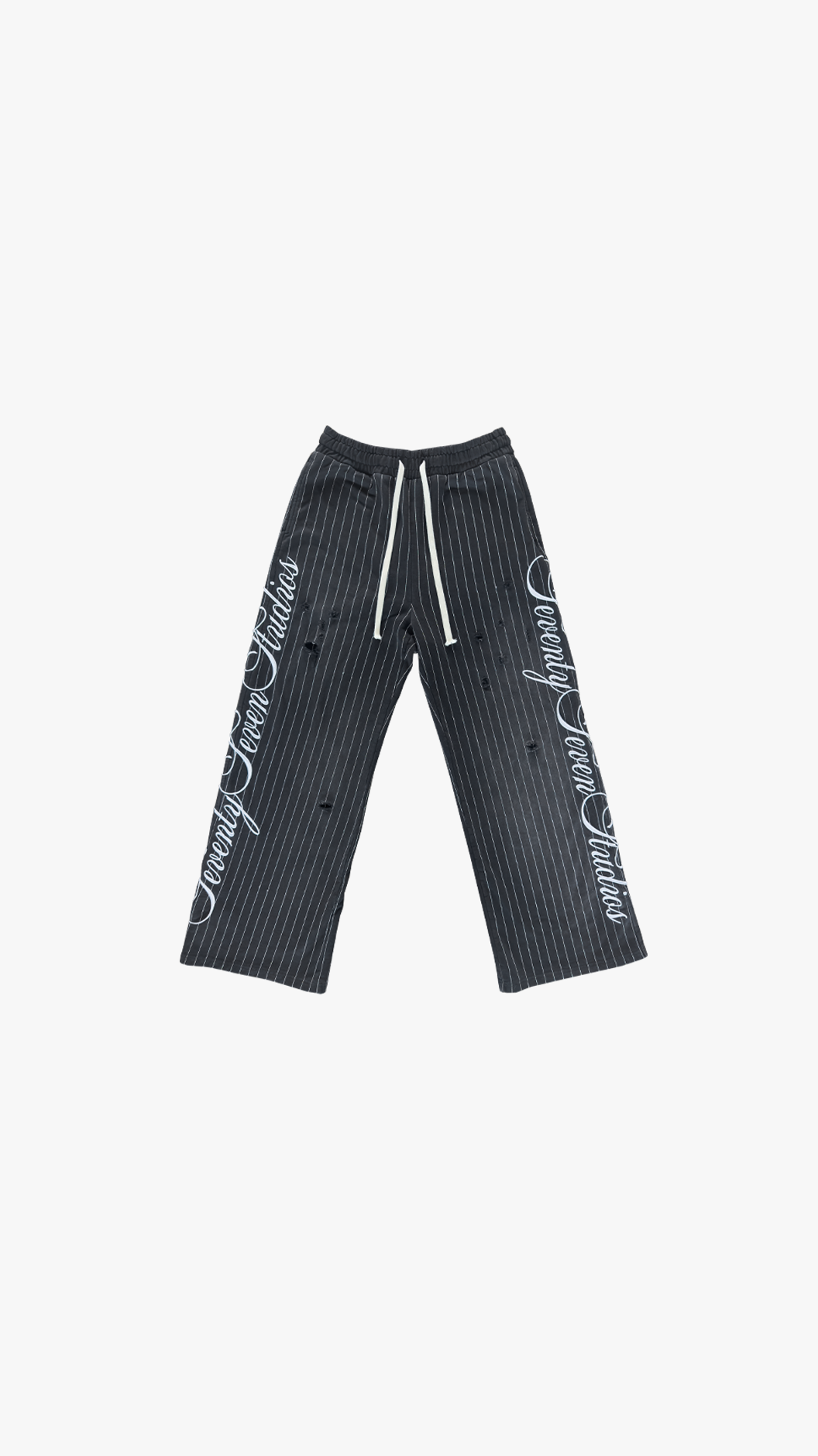 PIN-STRIPE SWEAT PANTS